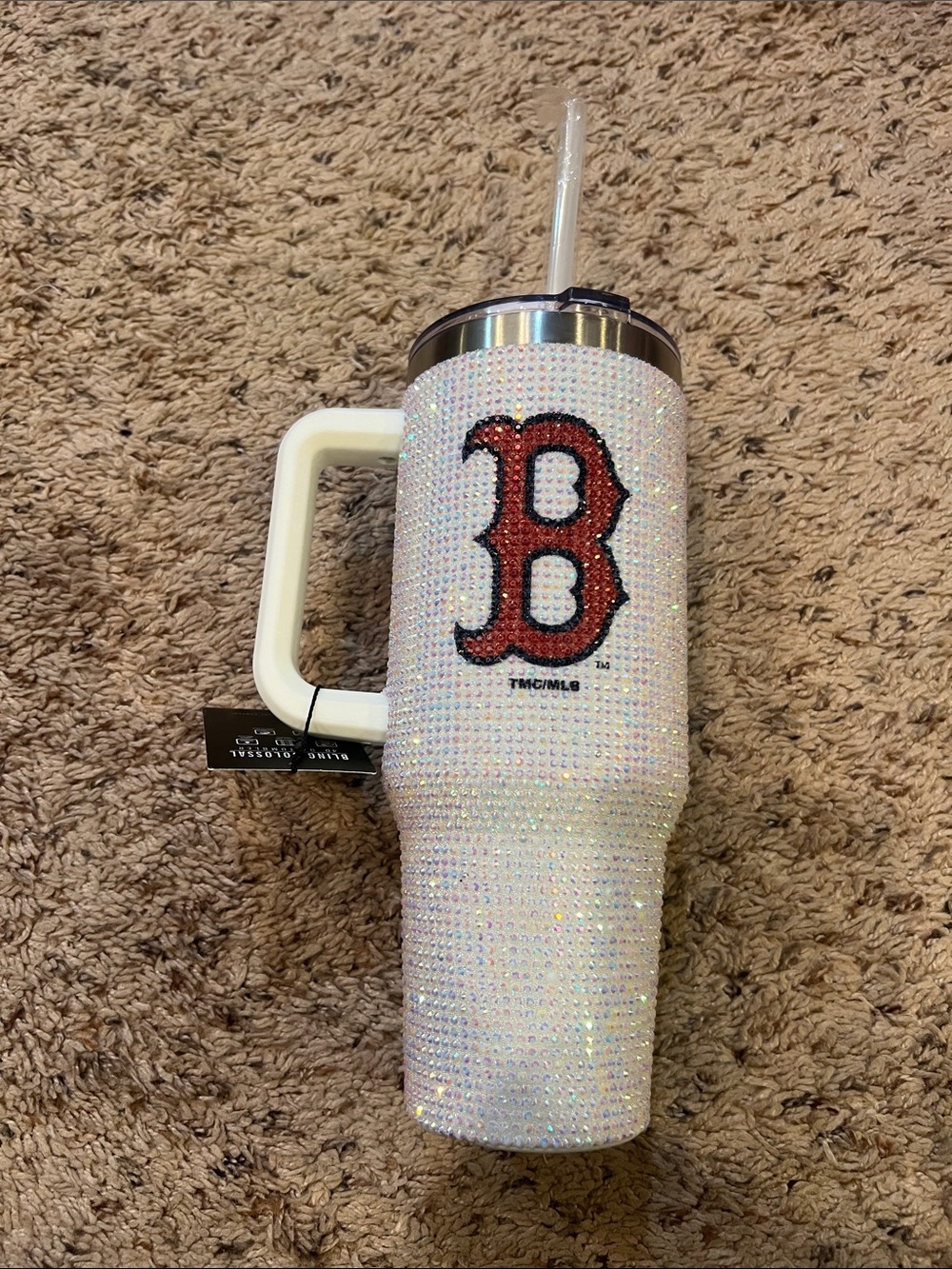 The Memory Company Bling Colossal 40 oz Tumbler - Boston Red Sox